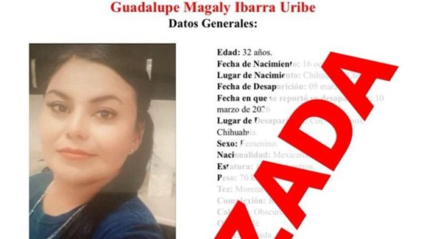Localizan sana y salva a desaparecida en la Veteranos