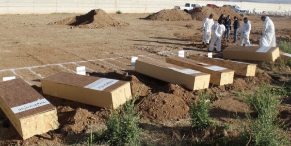 Inhuman 41 cuerpos no reclamados en panteón