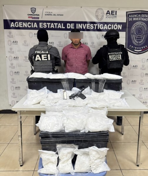 Golpe al narco: Incautan 70 kilos de cristal en Juárez