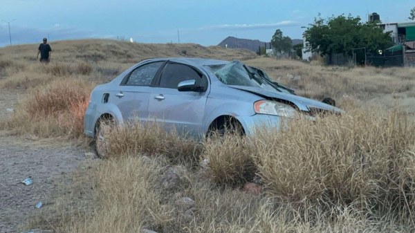 Vuelca en Vía Sicilia