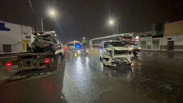 Chocan en Díaz Ordaz