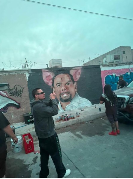 Polemiza mural de Cruz en Juárez