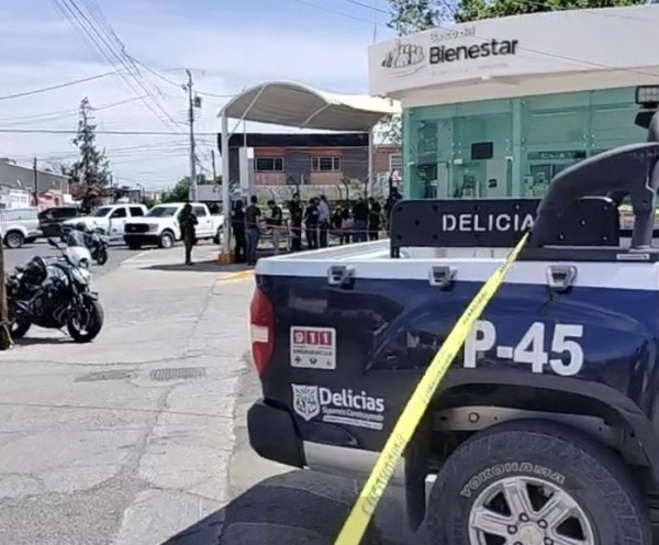 Sin detener a persona que baleó banco del Bienestar