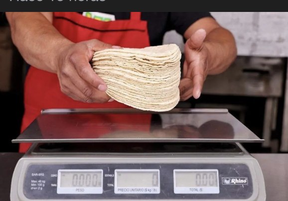 Tortilla subirá hasta 4 pesos este 15 de abril