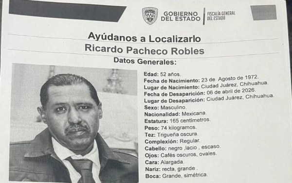 Desaparece en Juárez