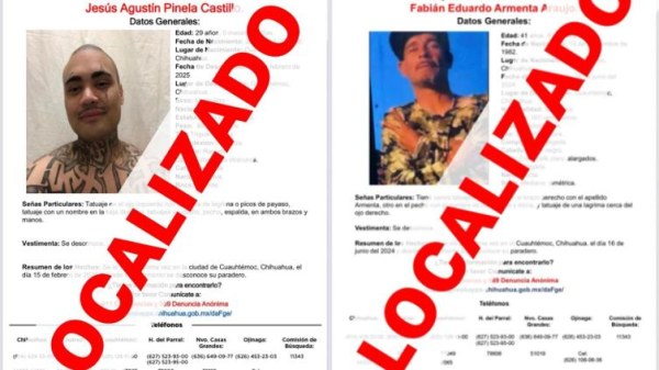 Hallan a dos desaparecidos