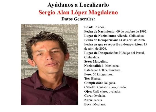 Desaparece en Parral