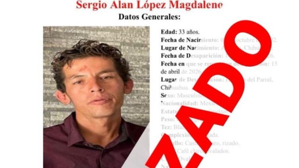 Hallan sano y salvo a desaparecido