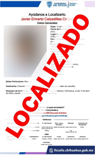 Hallan sanos y salvos a menores que se fugaron de albergue