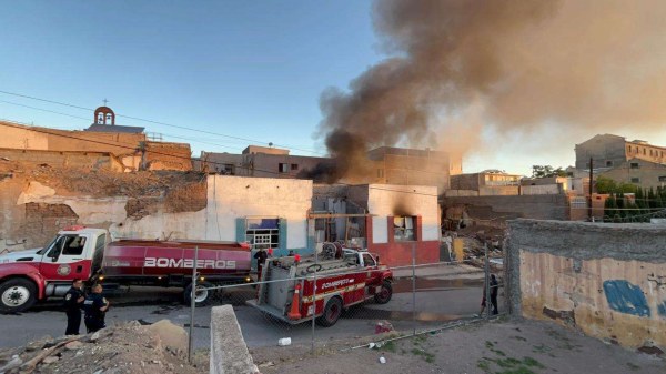 Se incendia casa en Santo Niño
