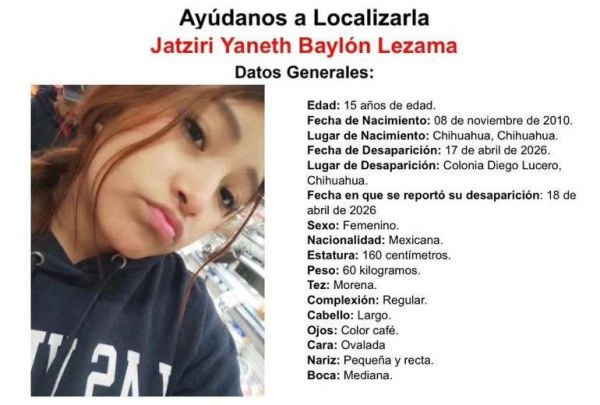 Desaparece menor en la Diego Lucero