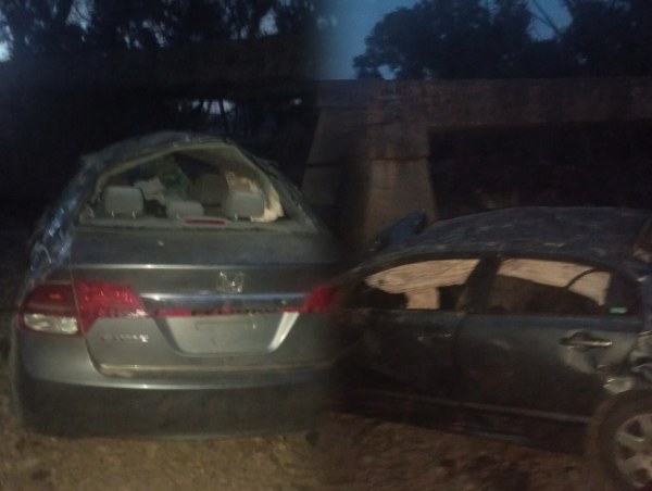 Fallece joven tras volcadura