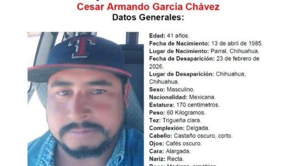 Desaparece en Vistas Cerro Grande