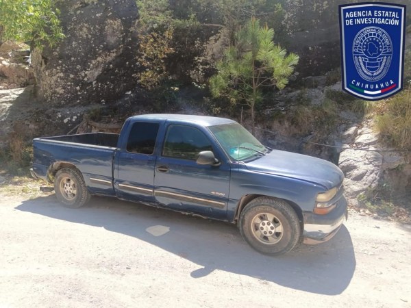 Recuperan camioneta robada en operativo de la sierra