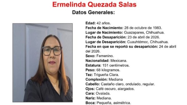 Desaparece mujer en Cuauhtémoc