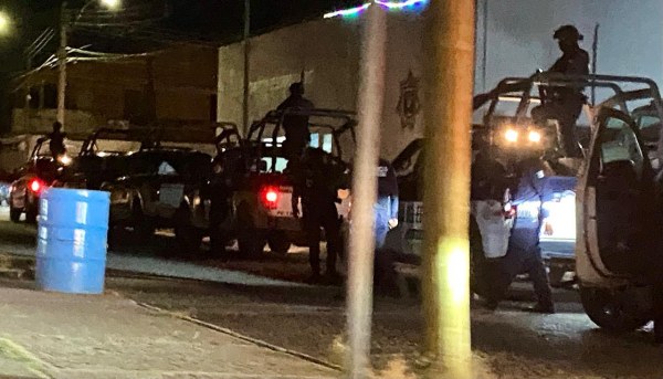 Movilización de policías estatales en Aldama