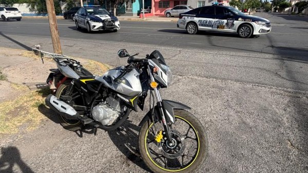 Resulta herido repartidor de DiDi tras choque