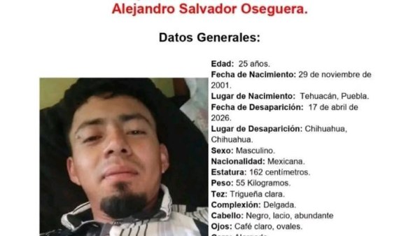 Desaparece en Chihuahua