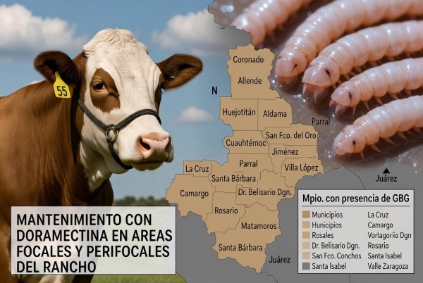 Gusano barrenador llega a 19 municipios