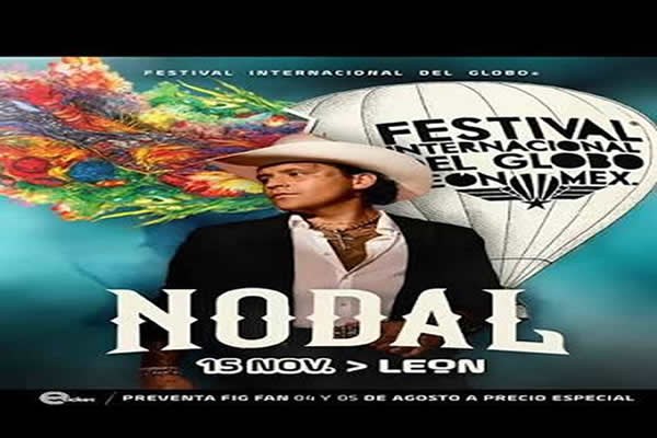 Rechazan a Christian Nodal en Festival del Globo