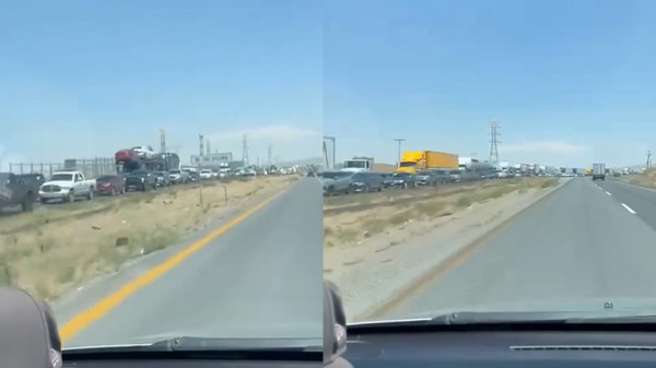 Captan filas kilométricas en Precos