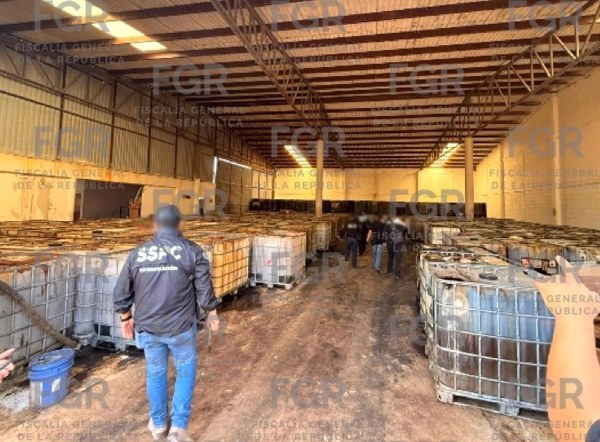 FGR desmantela 4 centros de procesamiento ilícito de combustible