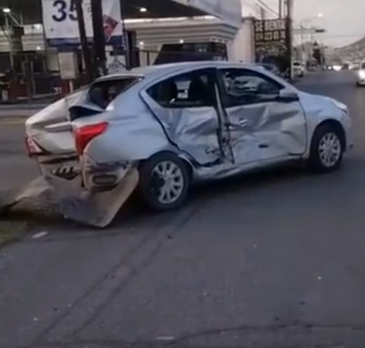 Choque deja dos lesionados