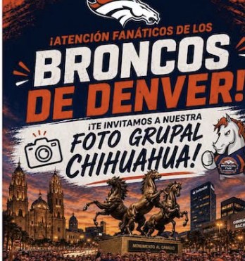 Aficionados de Broncos preparan caravana y foto del recuerdo