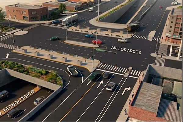 Paso inferior en Av. Tecnológico agilizará tráfico al norte