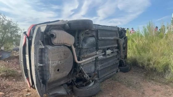 Accidente deja a una familia lesionada