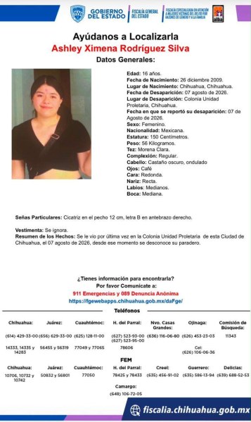 Desaparece en Chihuahua