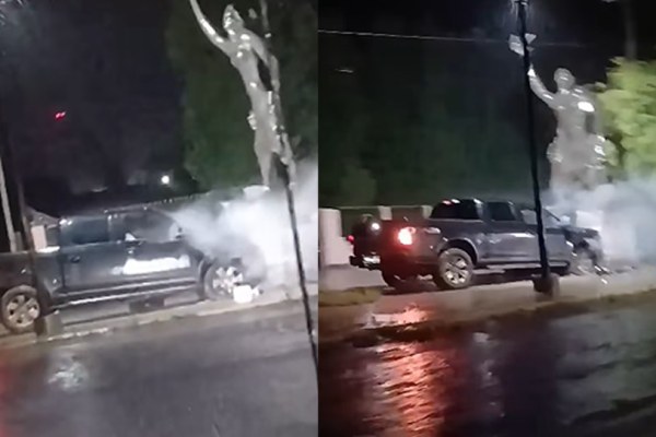 Fuerte choque en entrada de Creel