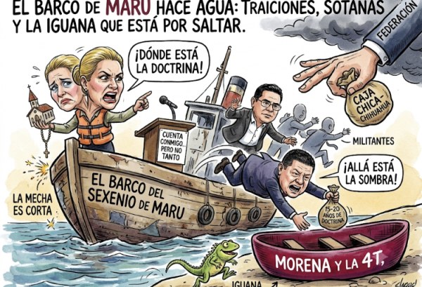El barco de Maru: traiciones y la iguana qué está por saltar