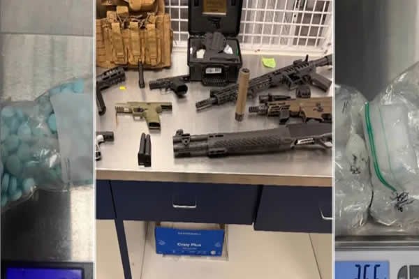 Desmantelan red criminal en Las Cruces con armas y droga