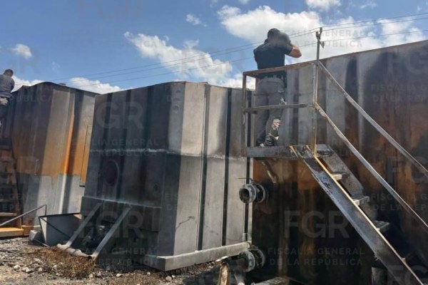 Confiscan 62 mil litros de hidrocarburo en predio