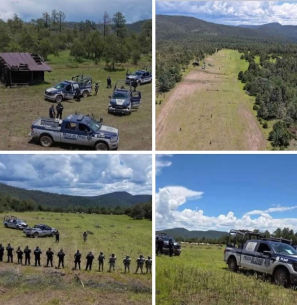 Inhabilitan pista de aterrizaje clandestina en Guadalupe y Calvo