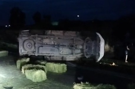 Vuelca en carretera a Juárez