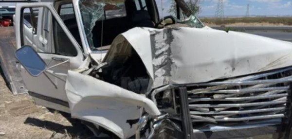 Vuelca adulto mayor en carretera a Samalayuca