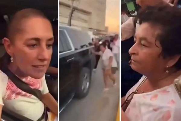 Se manifiestan contra Sheinbaum en Tamaulipas