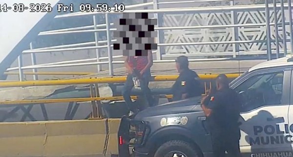Lo rescatan en puente de la Tecnológico