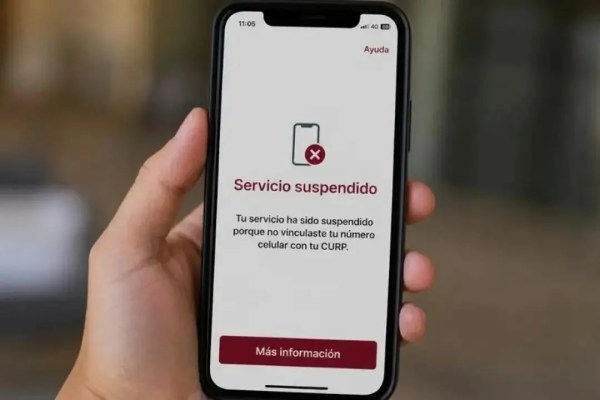 Reportan suspensión de líneas celulares