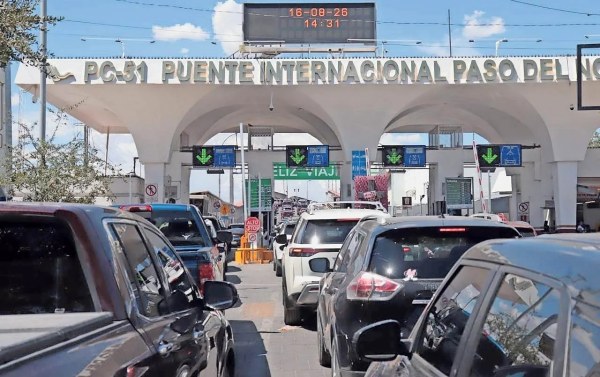 Retiro de visas desploma filas en puentes internacionales