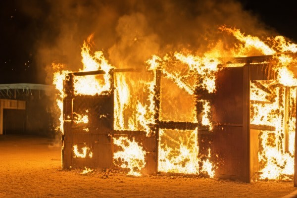 Incendian dos puestos de comida