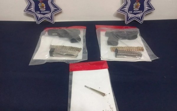 Detienen a cuatro personas por presunta portación de armas de fuego