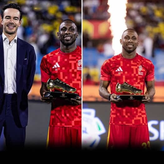 Julián Quiñones recibe la Bota de Oro en la Liga Saudí