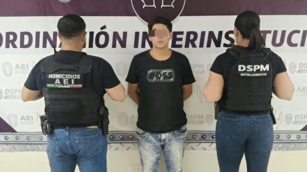 Presentan a detenido por asesinato de taxista