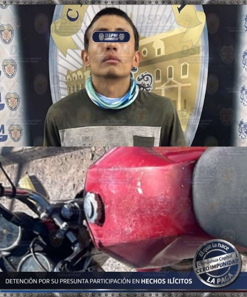 Lo detienen en Punta Oriente