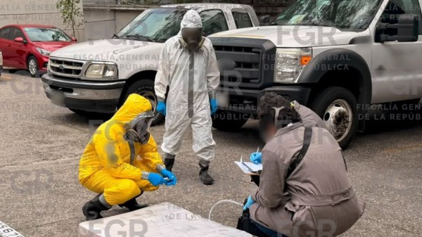 Hallan 12 cajas con casi media tonelada de mercurio