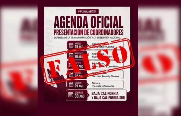 Desmiente Morena agenda de coordinaciones estatales