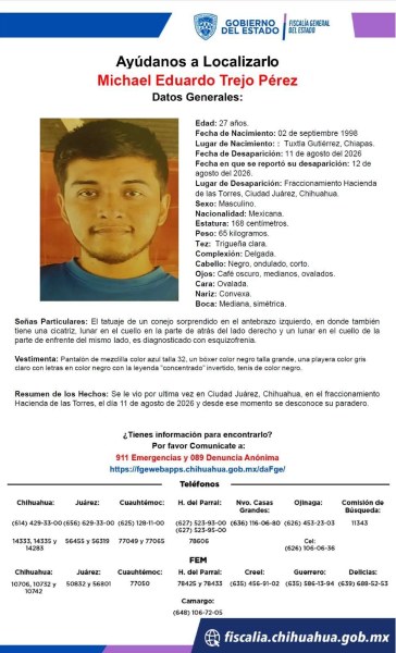 Desaparece en Las Torres